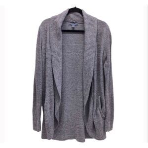 Barefoot Dreams Cozy chic Lite Circle Open Cardigan Sweater Women's L/XL